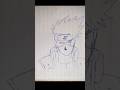 Kakashi Hatake quick pen sketch #drawing #animeeditart #mangaart #art #kakashi