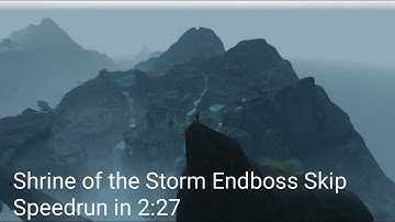 Shrine of the Storm Endboss Skip Speedrun in 2:27
