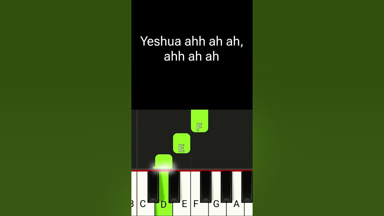 Yeshua | Easy Piano Tutorial #pianotutorialeasy #shorts