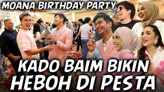 DATENG KE ACARA BIRTHDAY MOANA, BAIM BAWAIN KADO PALING GAK KETEBAK