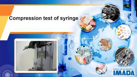 Compression test of syringe