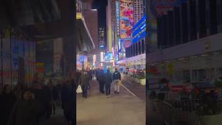 Christmas Magic at Times Square: A Festive Night Walk in New York