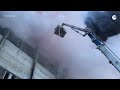 Пожар возле завода им. Дегтярева в Коврове