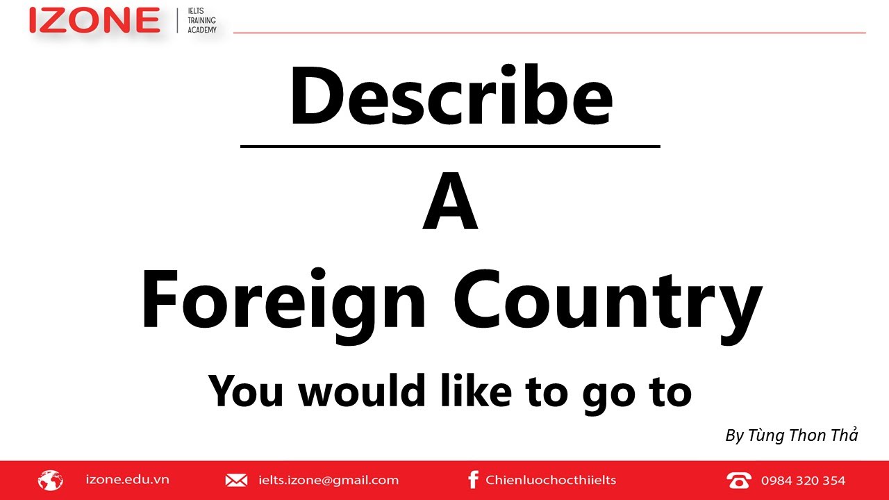 describe a foreign country you have planned to visit