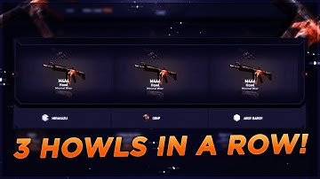 3 M4A4 HOWL in a row and I also opened a lot of Peril cases