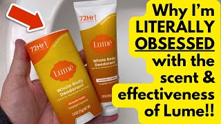 Why I'm LITERALLY OBSESSED with Lume's scent & effectiveness | Review of Lume Whole Body Deodorant -