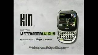 Microsoft Kin ONE TV Commercial - 2010
