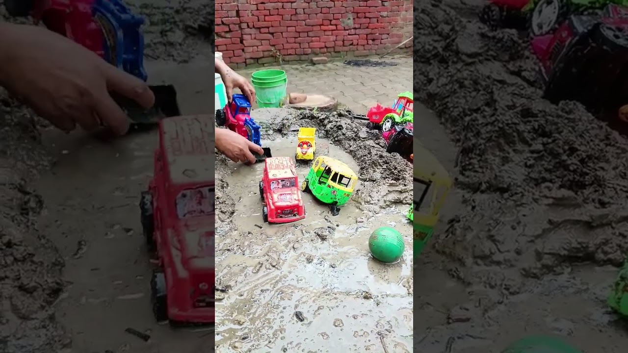 bulldozer Baba jindabad JCB mouse mein dalte hue kar per 