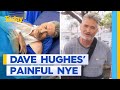 Comedian Dave Hughes chats about his New Year’s surfing accident | Today Show Australia