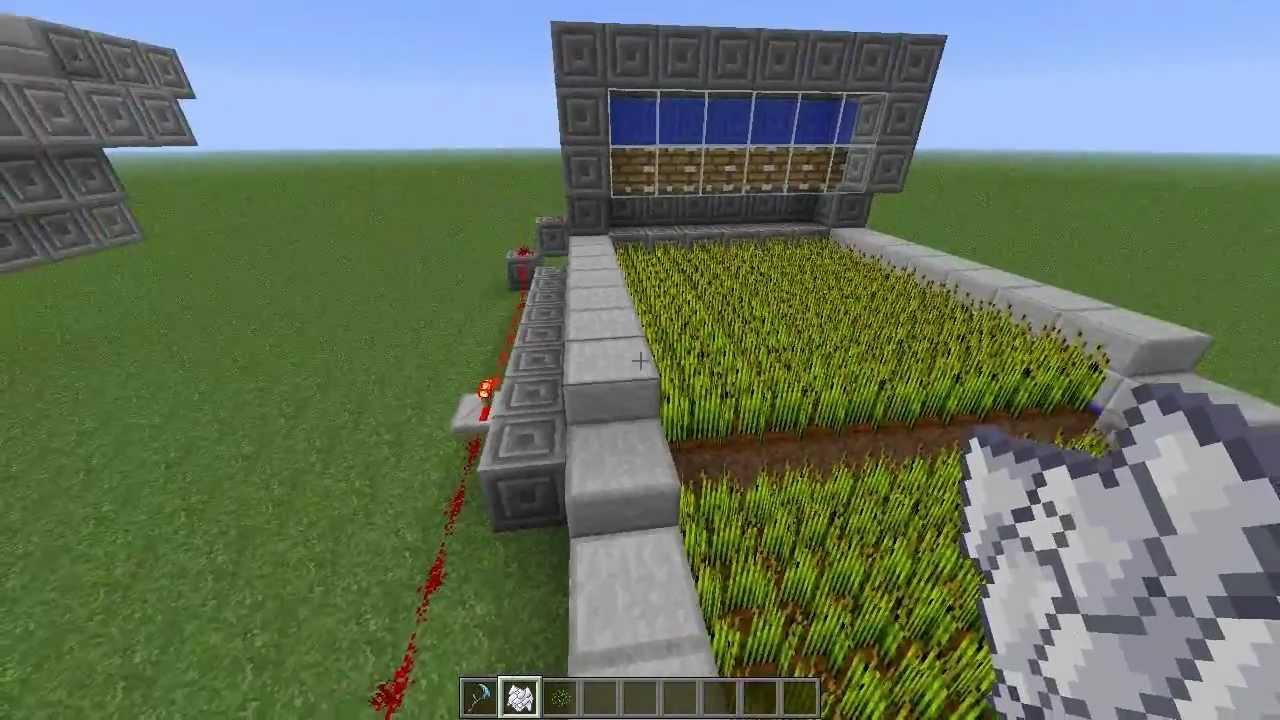 Minecraft Wheat Farm Tutorial - Your Average Wheat Farm With A Twist