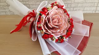 money​ rose​ bouquet​ /ช่อดอก​กุหลาบ​เงินวันวาเลนไทน์​