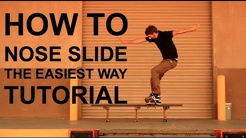 HOW TO NOSESLIDE THE EASIEST WAY TUTORIAL