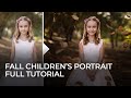 Complete Children’s Portrait Tutorial: Lighting + Shooting + Editing