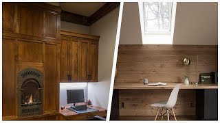 75 Small Rustic Home Office Design Ideas You'll Love 😊