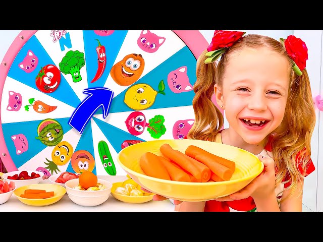 Nastya and dad made a smoothie challenge. Collection for children class=