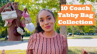 My 11 Coach Tabby Collection | All Sizes, Colors, and Textures screenshot 1