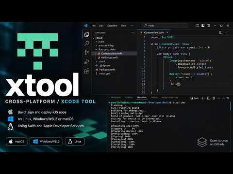 xtool GitHub Overview: Cross-Platform iOS Builds Without macOS Hardware