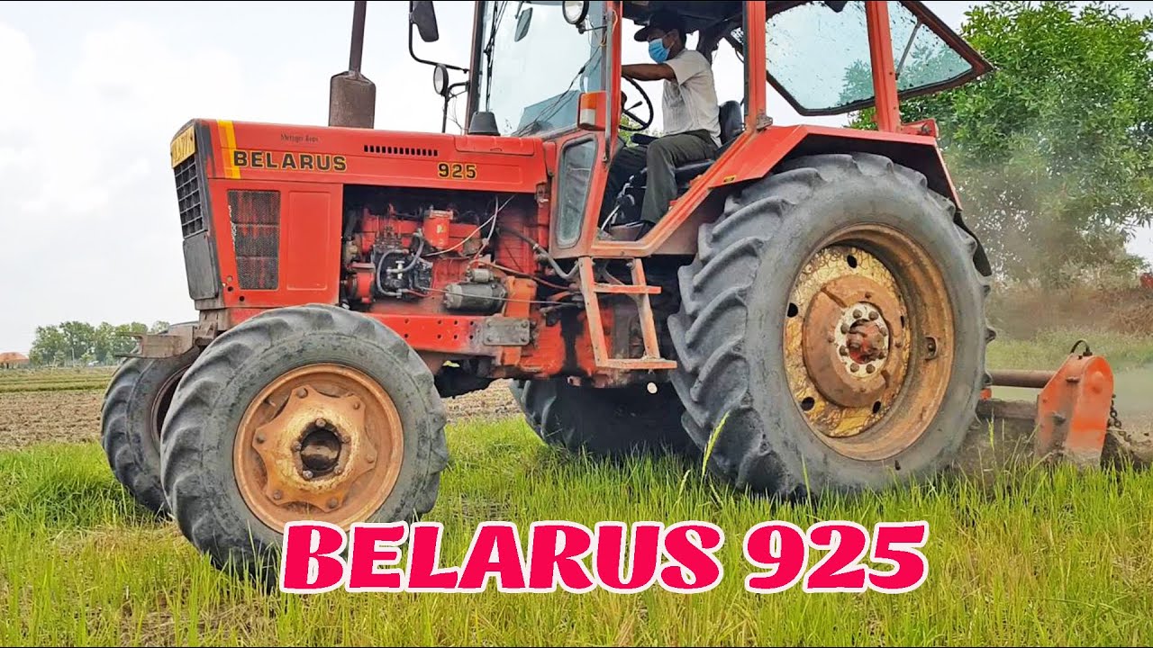 Máy Cày Tây Ninh to bự Belarus 925 xới đất khô queo khỏe thiệt | Mtz ...