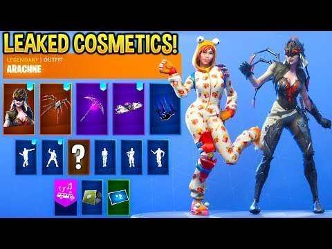 *new*-leaked-fortnite-skins-&-emotes..!!-(female-durr-burger,-electro-swing,-spider-skins)