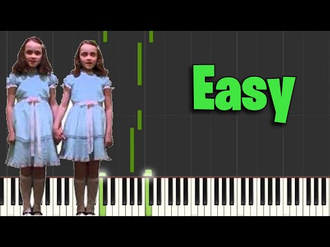 The Shining Main Theme- Piano Tutorial