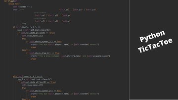 TicTacToe Python. 2 Players (Easy)