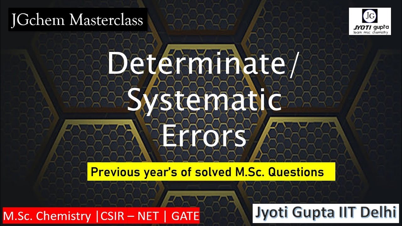 Determinate Systematic Errors Errors In Chemical Analysis Analytical determinate-systematic-errors-errors-in-chemical-analysis-analytical
