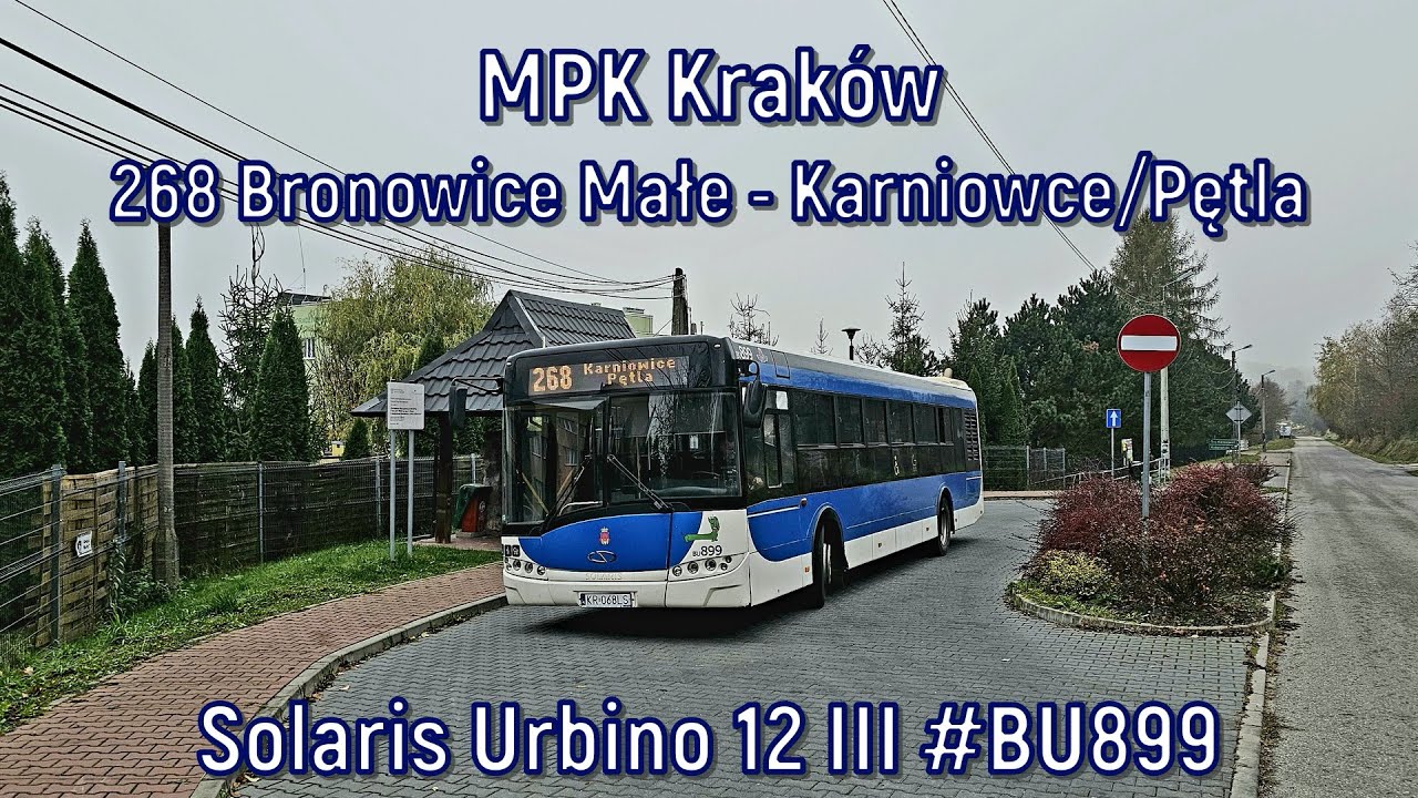 MPK Kraków - linia 268, Solaris Urbino 12 III #BU899