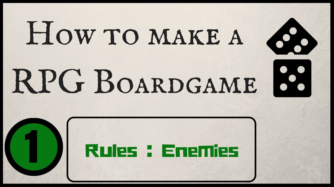 Rpg rules. The Rules of the game.