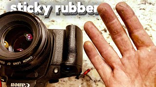 How to remove sticky rubber on old film cameras screenshot 3