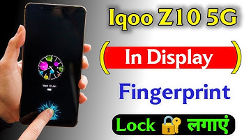 iqoo z10 display fingerprint setting | how to add in display fingerprint lock iqoo z10 5g