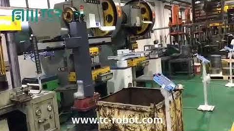 Hydraulic Press Automation with 10kg 4 Axis Robotics | TCR-Robotics Thailand