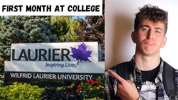 My First Month at University Vlog - Wilfrid Laurier University (BBA)