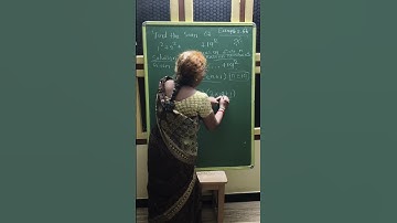 10th Maths Eg.2.56 Find the Sum of 1²+2²+.....+19² #Shorts #10thmaths #mathematics #10thclass #Maths