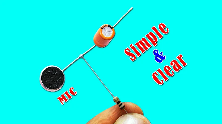 Simple & Clear Mic Circuit | Connect Any Amplifier
