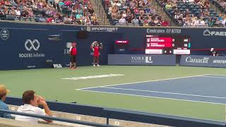 Rogers Cup 2019 - Bianca Andreescu vs Genie Bouchard (Game 1)