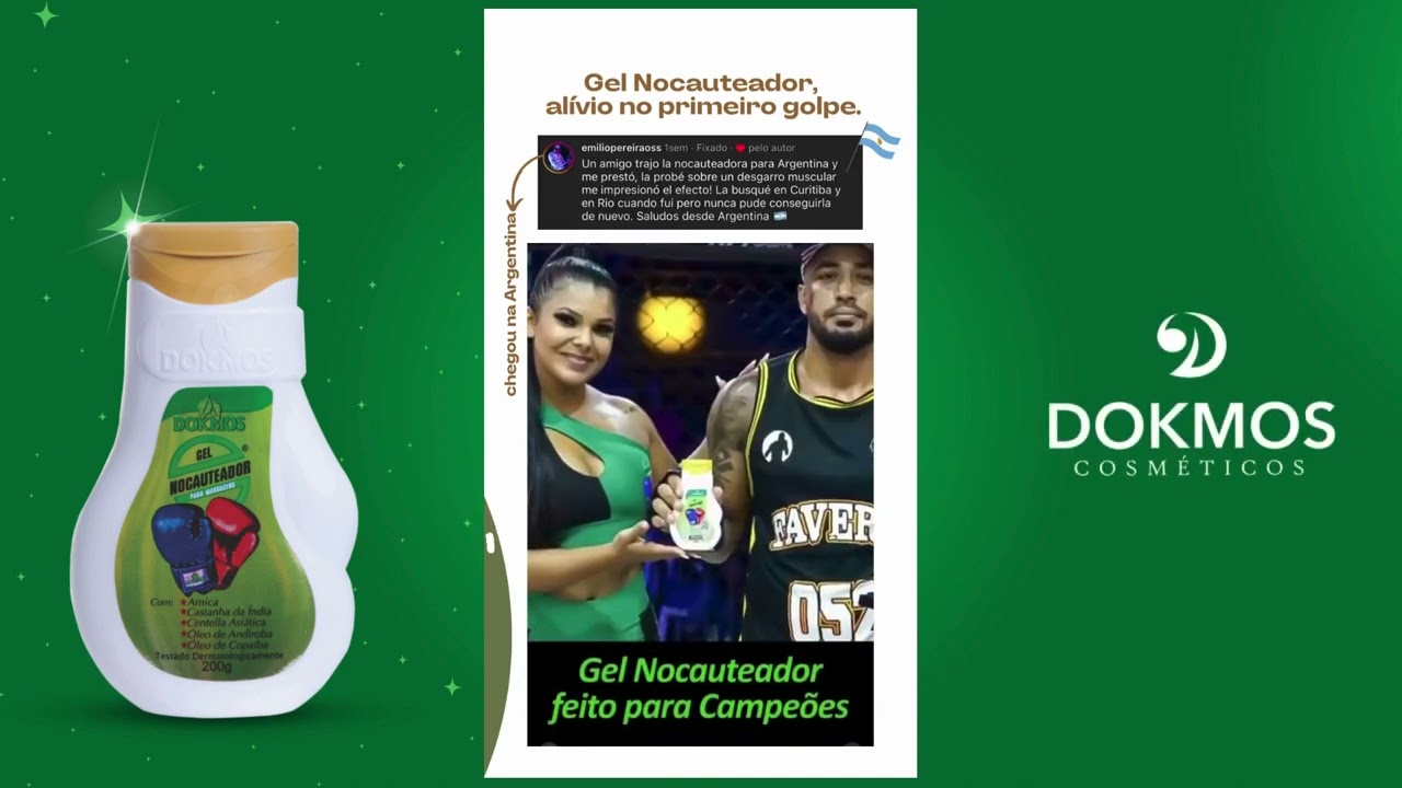 Gel Nocauteador - Alívio Imediato das Dores.