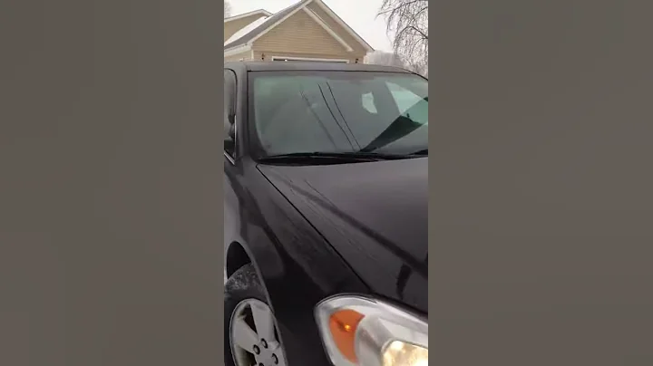 How we back out of the driveway in Michigan.