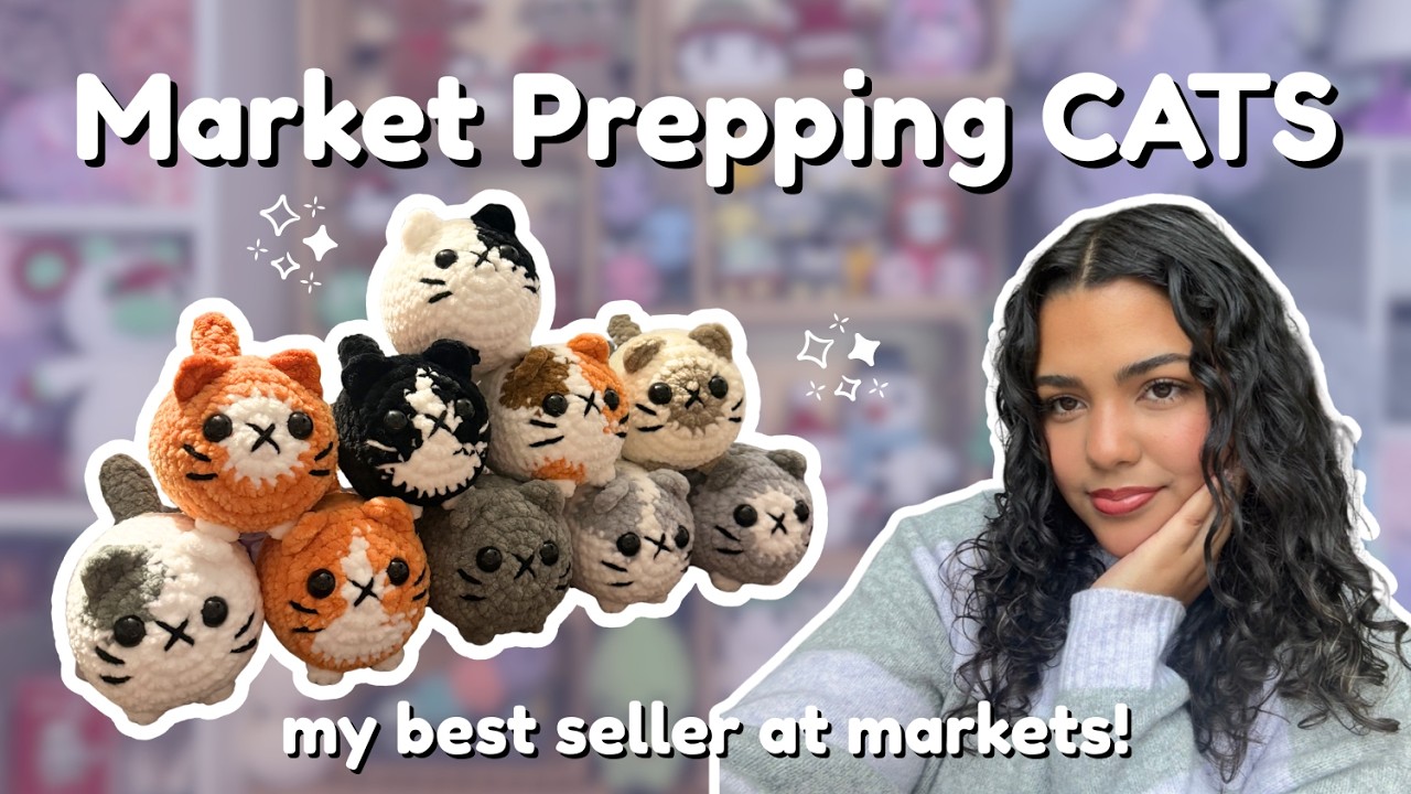 Подготовка к ярмарке: вязание крючком и общение на 200 долларов 🧶😽