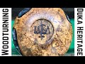 Woodturning - Wildly Spalted Silver Maple and TotalBoat Resin, End Grain Turned Serving Bowl