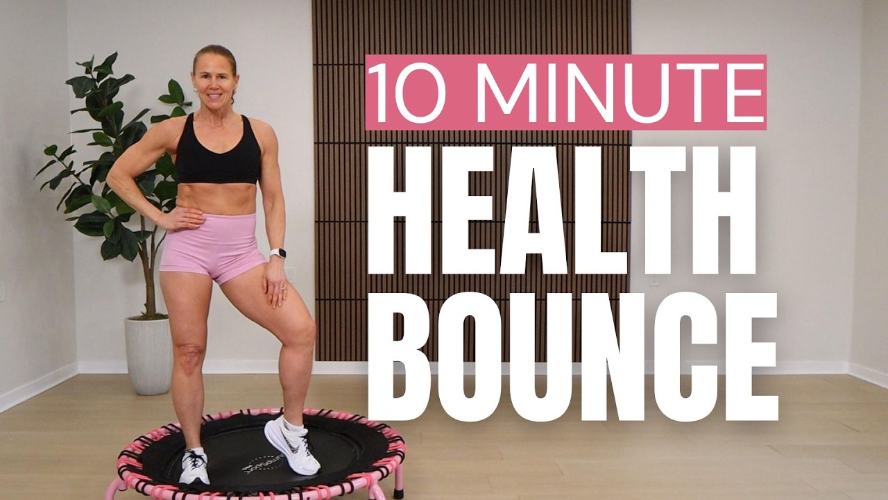 10 Min Health Bounce Rebounder Safe best way to start Rebounding | Energy Boost | Daily Routine