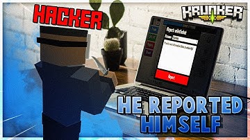 He got himself BANNED while reporting a BUG! (Krunker.io)