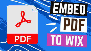 How To Embed PDF On Wix