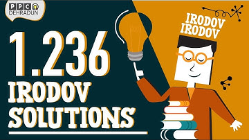 [1.236] - Problems in general Physics by I E Irodov: Solution by Saket Sir