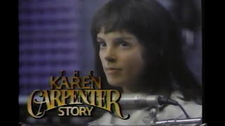 The Karen Carpenter Story 1988 With Original Commercials on CBS 4 KMOV