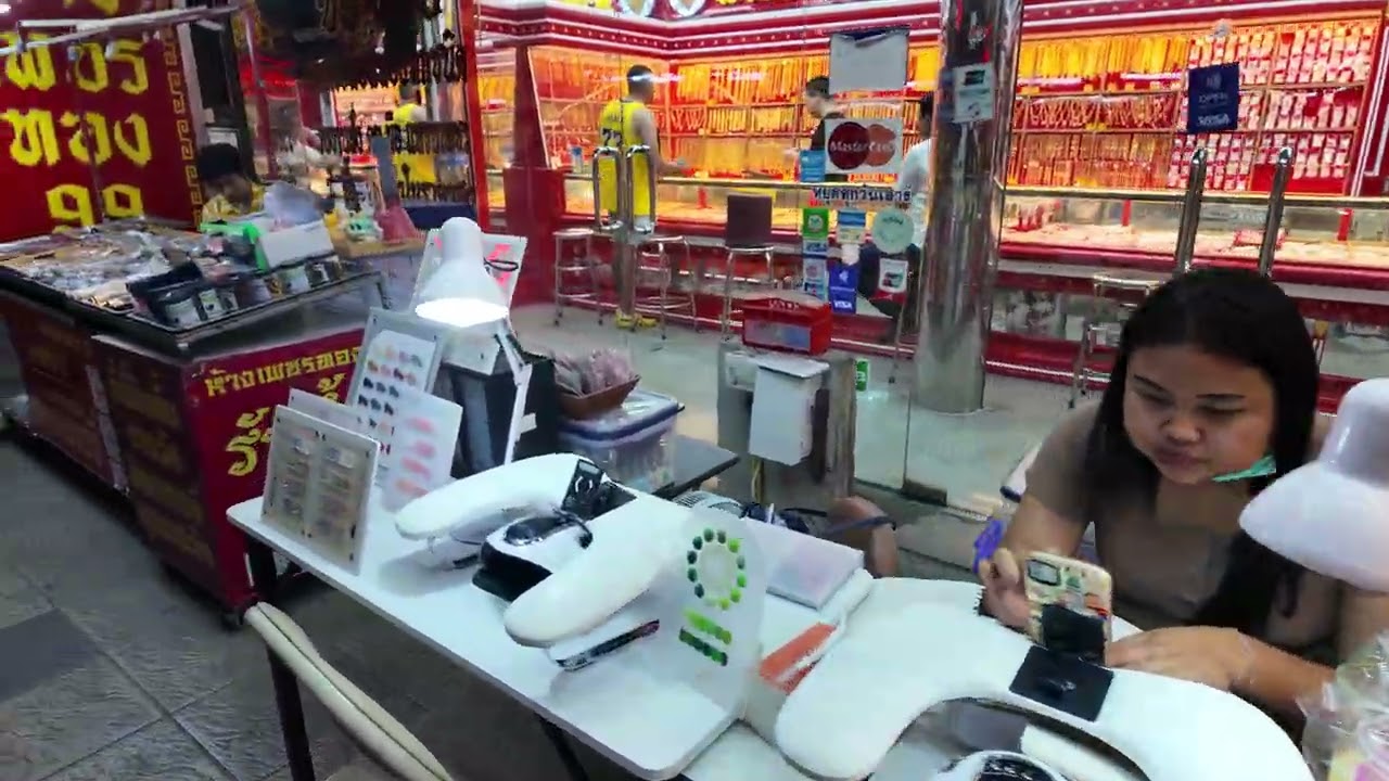 [4К] Central Pattaya night food market