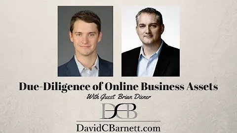 I talk due-diligence of online assets with Brian D...