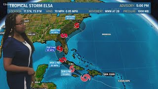 Tracking the Tropics: Tropical Storm Elsa forecast outlook for July 3, 2021