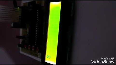 Password based  locker system using atmega16