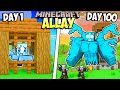 I survived 100 days as an allay in minecraft