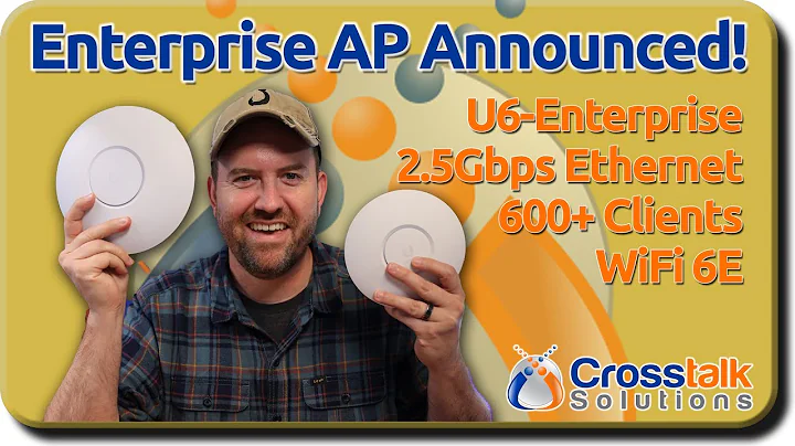 WiFi 6E U6-Enterprise Announced!